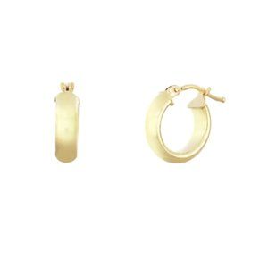 Bony Levy Essentials 14K Gold Smooth Hoop Earring